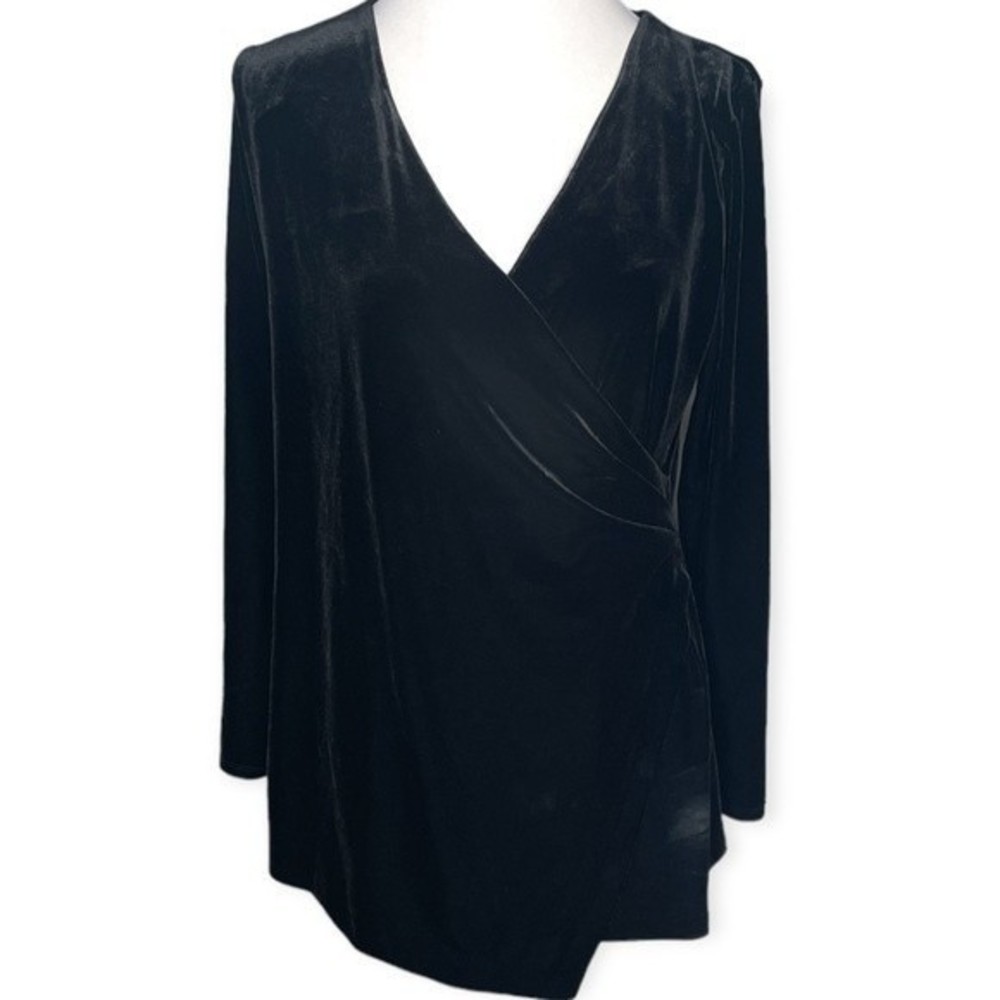 White House Black Market Velvet Long Sleeve Mini Dress - Picture 9 of 9
